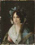 Francisco de goya y Lucientes Portrait of a Woman oil on canvas